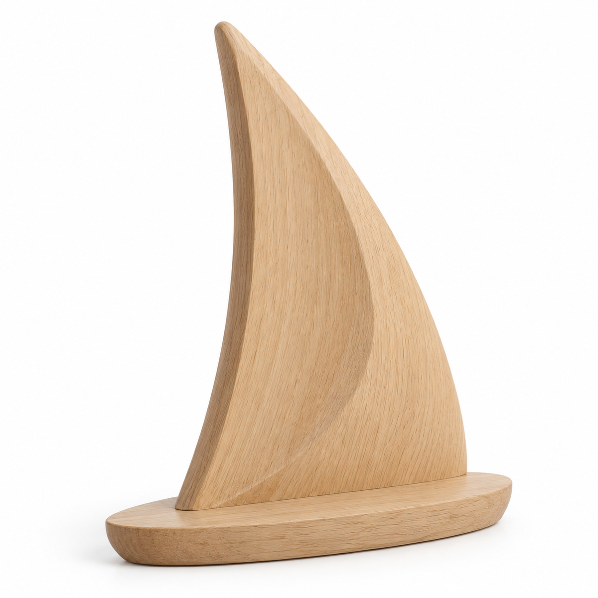 Oakmirao Light Wood-Look Sailboat Decor Sculpture
