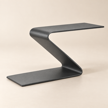 Oakmirao Matte Black Z-Shaped Display Stand
